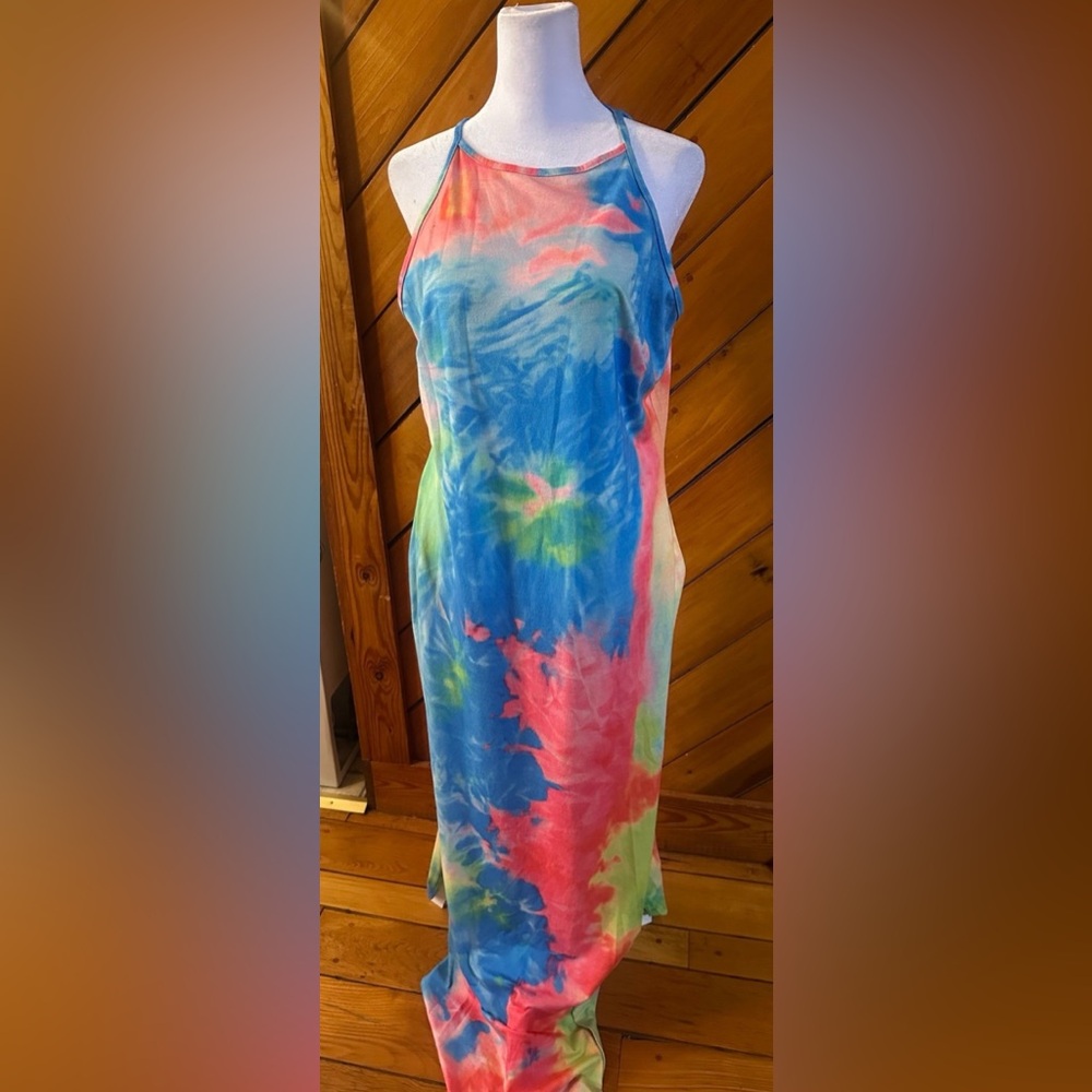 Tie-Dye Sleeveless Dress